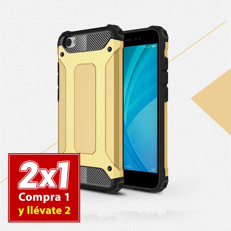 Funda Forcell Armor Tech Dorado para Xiaomi Redmi Note 5A