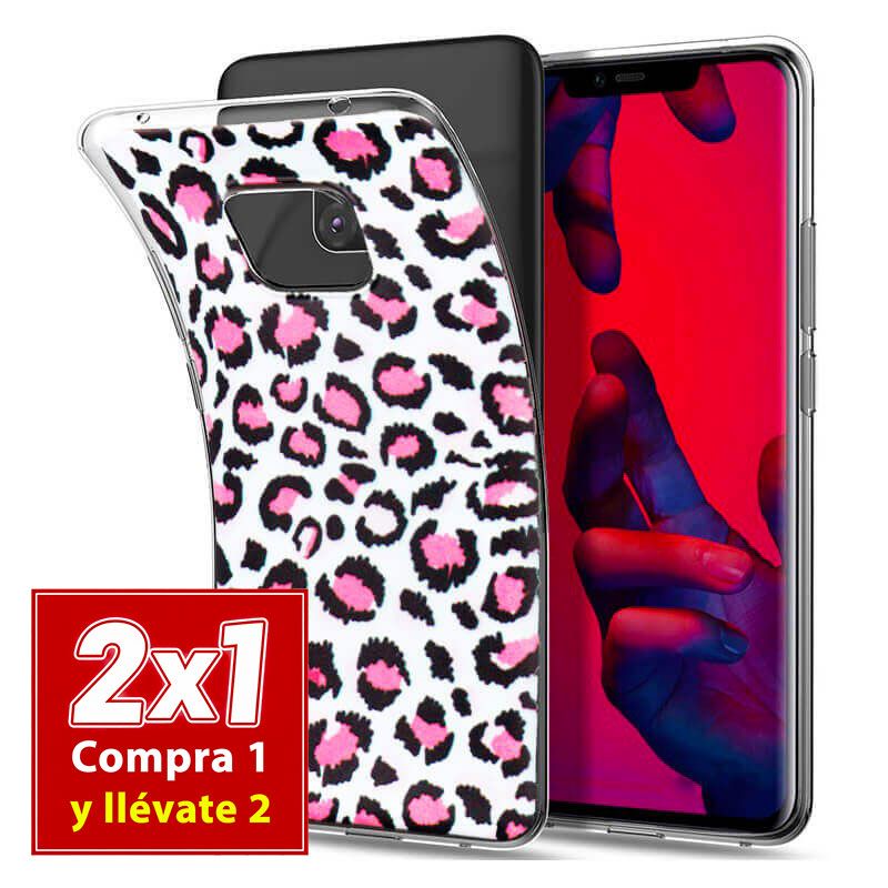 Funda Animal Print de Leopardo Rosa para Huawei Mate 20 Pro