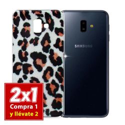Funda Animal Print Leopardo para Samsung Galaxy J6 Plus