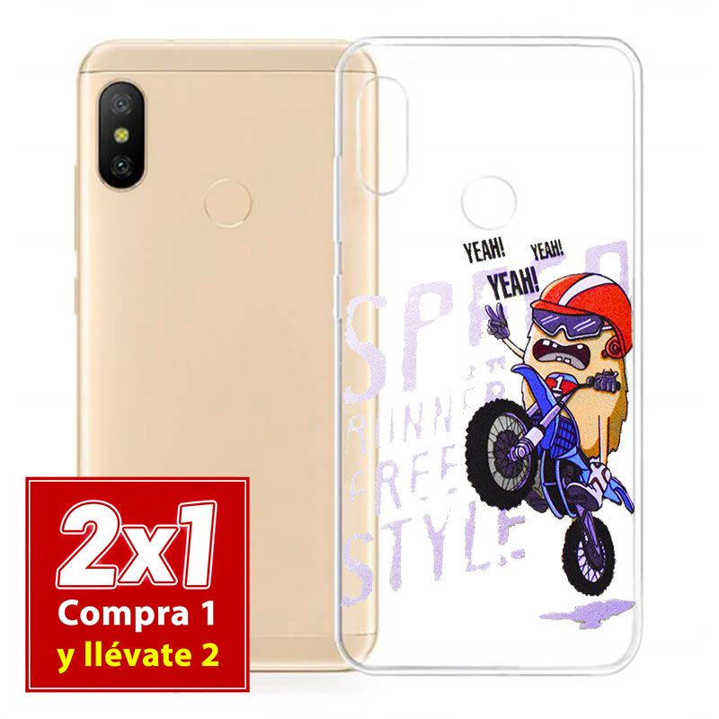 Funda Moto Cross para Xiaomi Mi A2 Lite / Redmi 6 Pro
