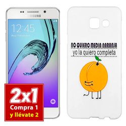 Funda con dibujo para Samsung Galaxy A3 2016 Naranja