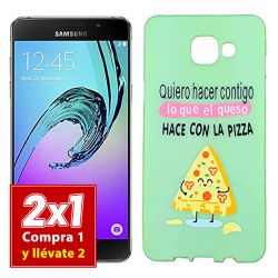 Funda con dibujo para Samsung Galaxy A3 2016 Pizza