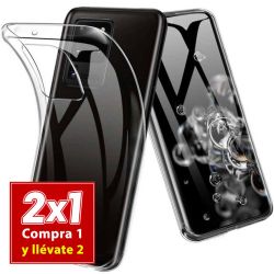 Funda Transparente para Samsung Galaxy S20 Ultra de silicona