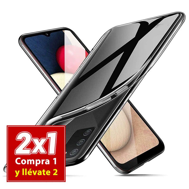Funda transparente para Samsung Galaxy A02S de silicona