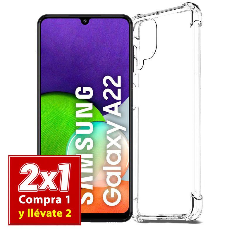 Funda con esquinas reforzadas para Samsung Galaxy A22 4G