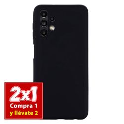 Funda negra para Samsung Galaxy A13 4G de silicona