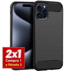 Funda diseño fibra de carbono para iPhone 15 Pro