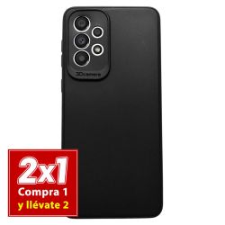Funda negra para Samsung Galaxy A33 5G de silicona