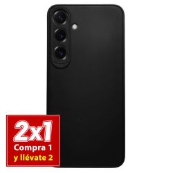 Funda negra para Samsung Galaxy S24 / S25 de silicona