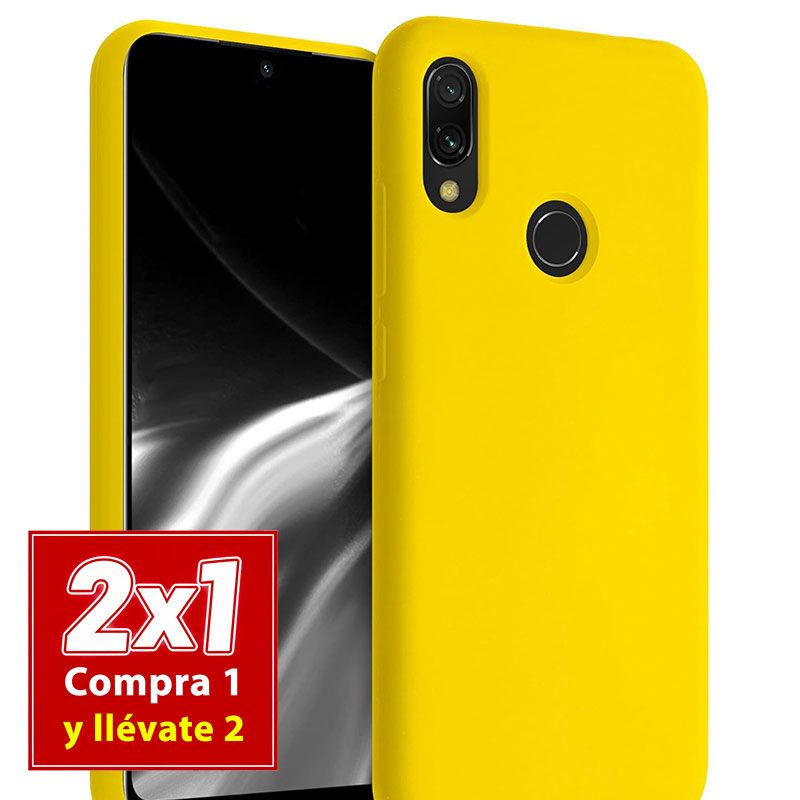 Funda de Silicona suave para Xiaomi Redmi Note 6 / Pro Amarillo