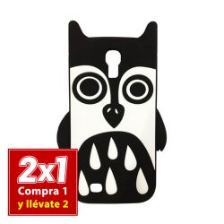 Funda 3D de Silicona Buho de la Suerte para Samsung Galaxy S4