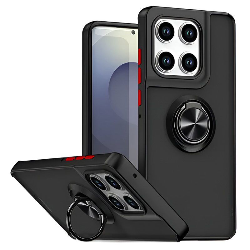 Funda Smoked con Anillo para Motorola Moto Edge 60 Pro