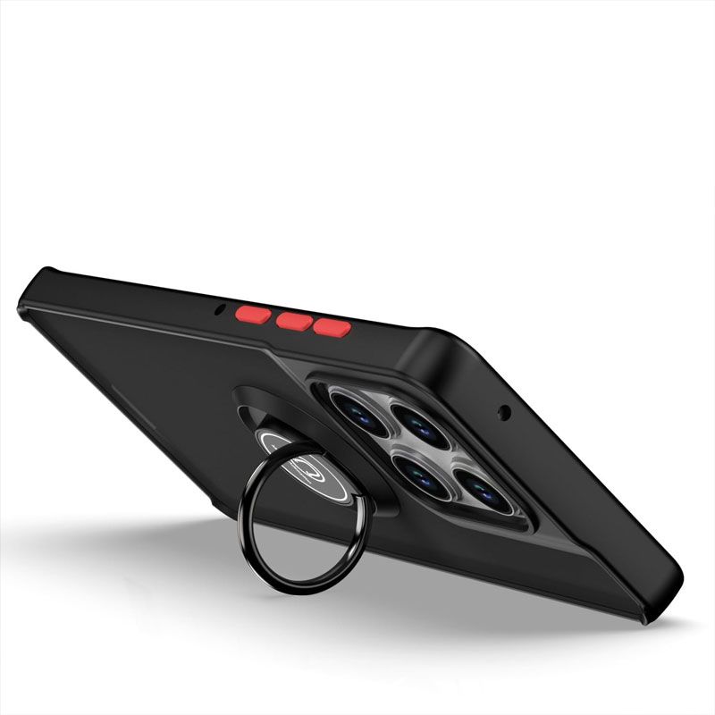 Funda Smoked con Anillo para Motorola Moto Edge 60 Pro