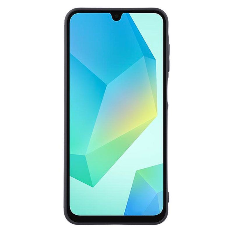 Funda de silicona suave para Samsung Galaxy A16 Negro