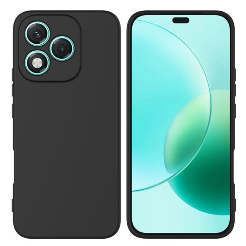 Funda de Silicona Suave para Honor 400 Lite Negro