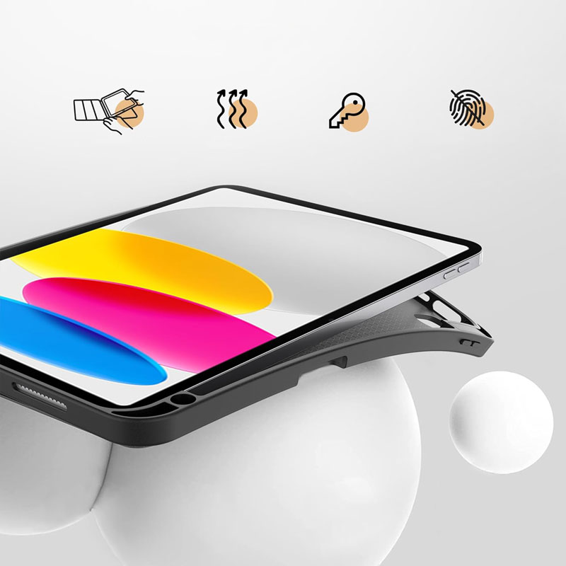 Funda Smart Cover para iPad 10 Gen y iPad 11 (A16) con ranura para lápiz