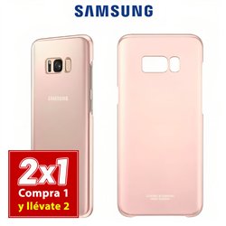 Carcasa Clear Cover Rosa para Samsung Galaxy S8 Plus