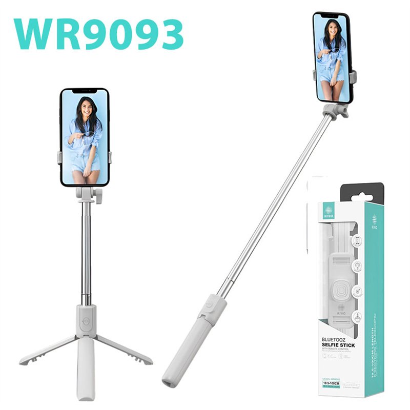 Palo Selfie con Trípode y Control Remoto Bluetooth WR9093
