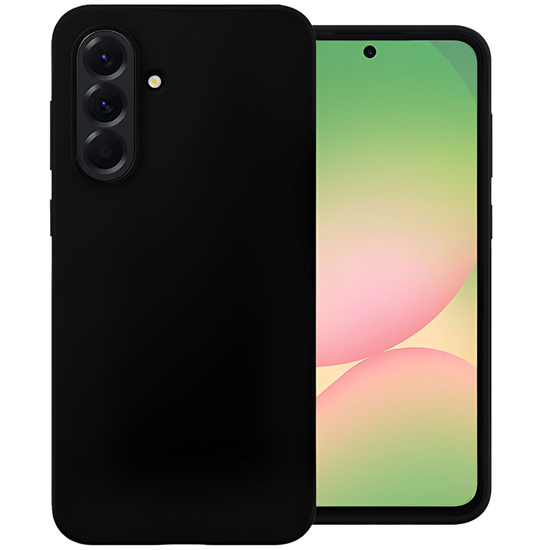 Funda de silicona suave para Samsung Galaxy A36 / A56 5G Negro