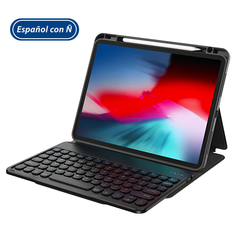 Funda con Teclado Español para Samsung Galaxy Tab A9 Plus