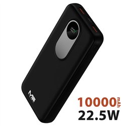 Bateria Externa de 10000 mAh con Carga Rápida 22.5W y 3A