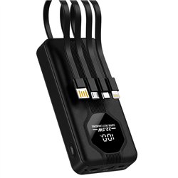 Bateria Externa de 20000 mAh con Carga Rápida 22.5W y 3A