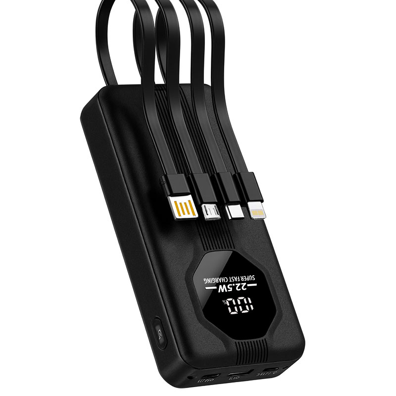 Bateria Externa de 20000 mAh con Carga Rápida 22.5W y 3A
