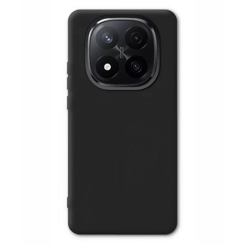 Funda de silicona suave para Xiaomi Redmi Note 15 4G/5G Negro