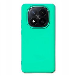 Funda de silicona suave para Xiaomi Redmi Note 15 4G/5G Turquesa