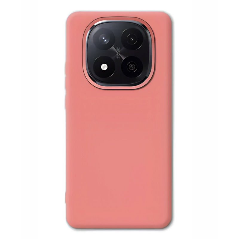 Funda de silicona suave para Xiaomi Redmi Note 15 4G/5G Rosa