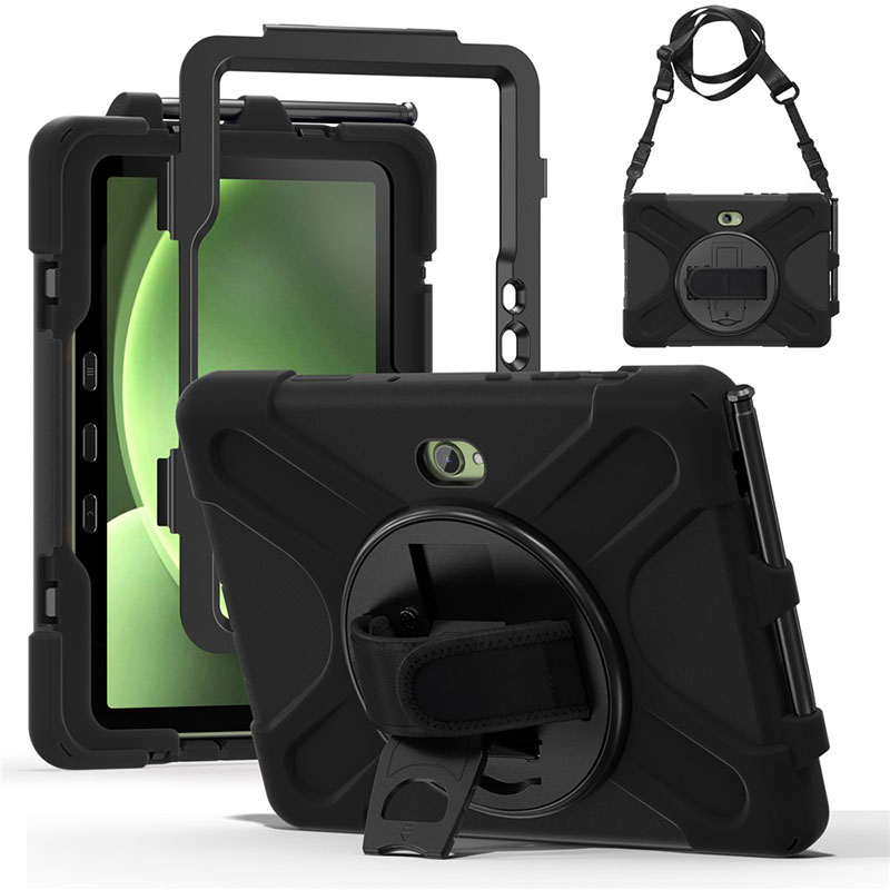 Funda Rugerizada con Correa para Samsung Galaxy Tab Active5 Pro