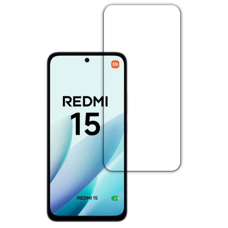 Protector de pantalla para Xiaomi Redmi 15 de cristal templado