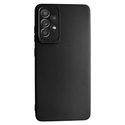 Funda negra para Samsung Galaxy A52 / A52 5G de silicona
