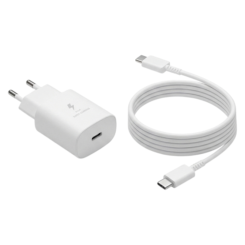 Cargador Usb C Carga rápida PD 25W 4A con Cable USB C a USB C