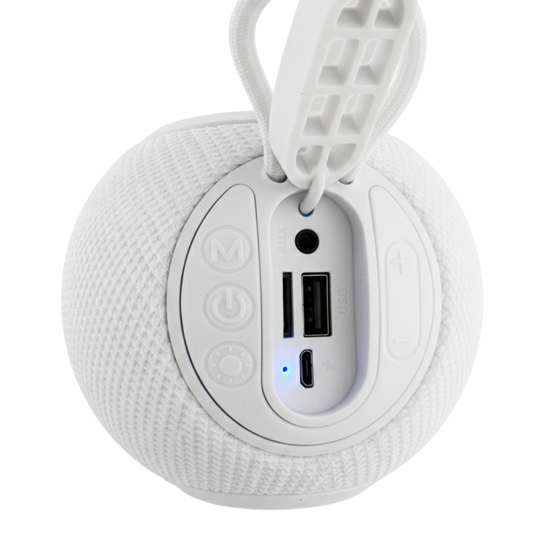 Altavoz portátil Hopecom Ball HP-40040 Blanco