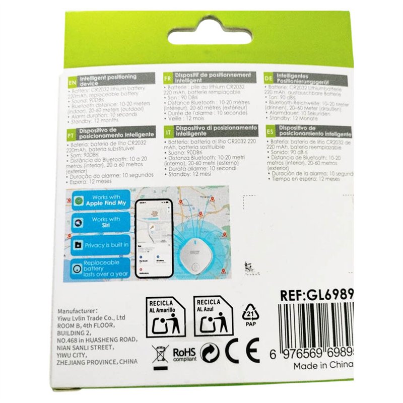 Localizador GPS para iPhone GL69895 con sonido