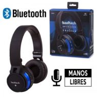auricular azul con bluetooth