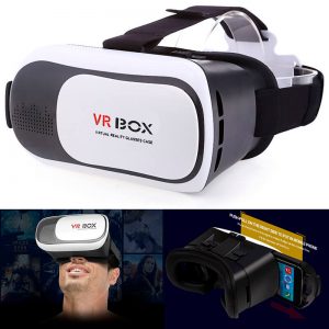 gafas de realidad virtual vr box blancas