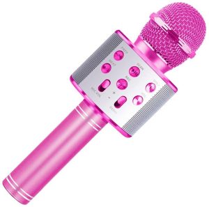 micrófono sin cable con eco