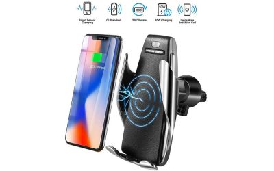 Cargador inalámbrico para coche S5 con apertura automática