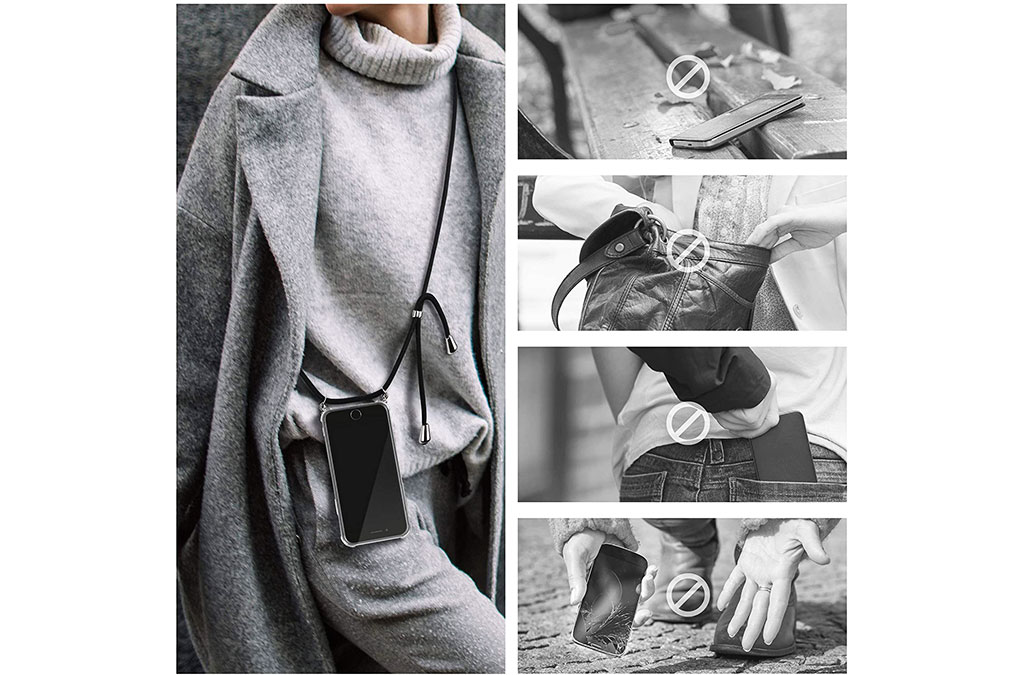 A la última con las fundas con cordón para móvil