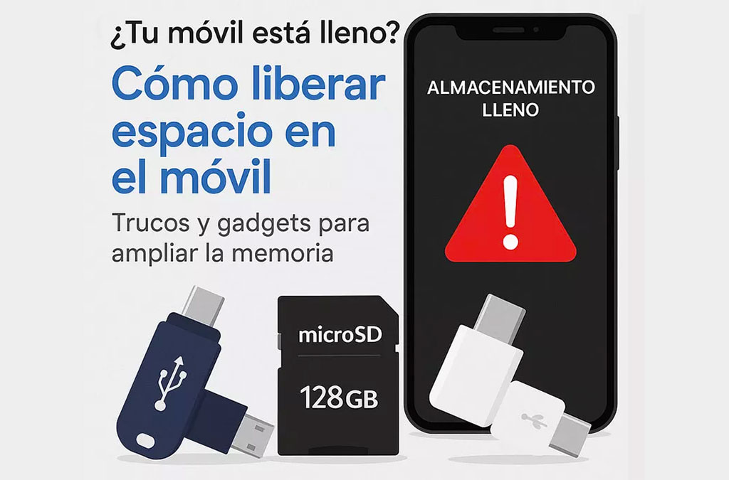 Móvil lleno? Cómo liberar espacio
