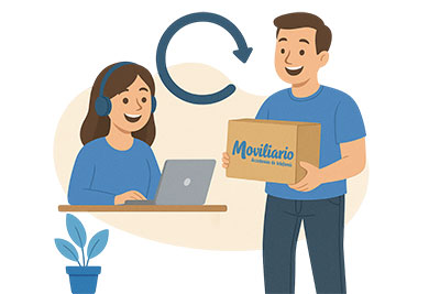 Información sobre devoluciones en Moviliario